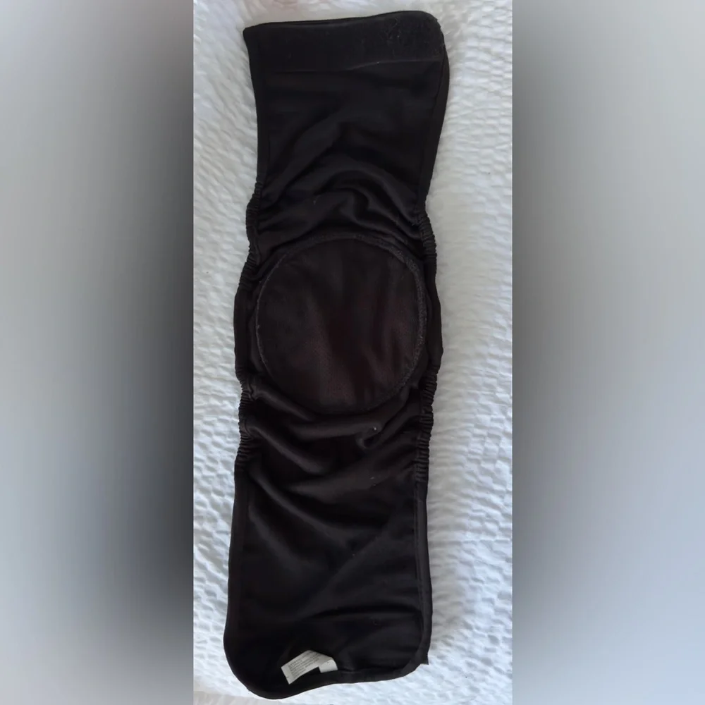 SOPHRESH Washable Male Medium Dog Diaper Wrap Leak Guard Pants in Black